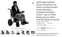B2220 Lightweight Foldable Electric Wheelchair
