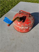 Galvanized Gas Can