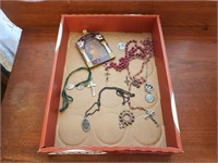 Religious jewelry lot, roseary