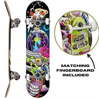 C7306  Roller Derby Lutzka Skateboard - Astronaut