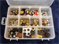 Organizer box of buttons