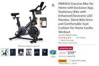 B2217 MERACH Exercise Bike for Home with App