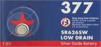 P345 Mercury Free Silver Oxide 377 Battery