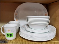 Corelle dishes
platters (2)
mugs (8)
bowls (6)
