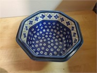 Polish pottery bowl