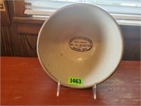 Bouton, Iowa advertising stoneware bowl