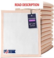 $78  Disposable Underpads 30x36  100 Ct - Peach