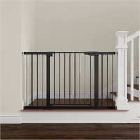 $90  Mumeasy Baby Gate 29.5-51'  Door  Black