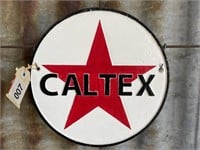 Cast CALTEX Petrol Oil Sign 240mm Modern