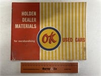 Original Holden Dealer Materials NASCO Booklet