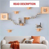 $120  Cat Wall Shelves and Steps Set with Condos