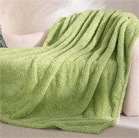 Panku Fluffy Fleece Blanket Throw for Couch