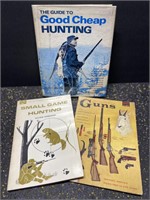3 Hunting/Gun Model Books, Including Small Game