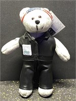 Motorcycle Stamp Bear Plush Toy