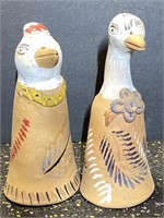 Pair Of Ornamental Birds, Appear To Be Clay