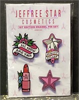 New 1st Edition Jeffree Star Enamel Pin Set