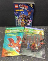 3 Lego PB Books Including Ninjago Graphic Novel