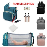 $46  Diaper Bag with Changing Station (Green)