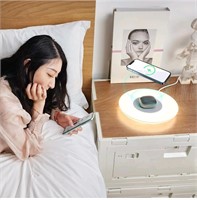 Table Lamp with Wireless Charger