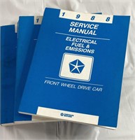 1988 Chrysler Service Manuals