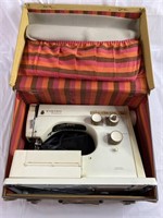 Vintage Viking Husqvarna Sewing Machine w/Case,
