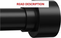 $18  Black Curtain Rods 48-84 for Patio & Door