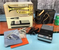 Vtg. Philips cassette recorder
