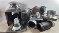 Large Lot of Stove Piping, Assorted Sizes, No