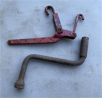 Small Binder & Vintage Lug Wrench