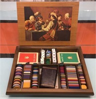 Vtg. Italian card game box