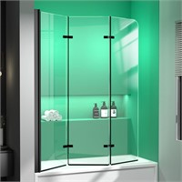 $328 - GETPRO Bathtub Shower Door Semi-Frameless
