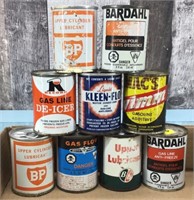 Vtg. mini tins - some with contents