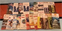 Collection of vtg. road maps