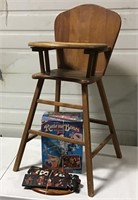Lot with high chair