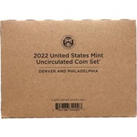 Sealed 2022 United States Mint Set in Original Gov