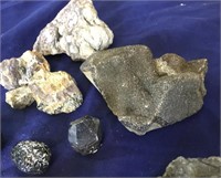 Fluorite , Apache Tear , Yellow Crystal Etc