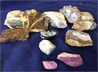 Petrified Wood , Geode & Zoisite & More