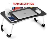 $24  FISYOD Laptop Table  Lap Desk  Tray - Black