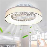 $150  DLLT Low Profile 18.5' LED Fan  Gray