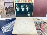 6 Classic Rock Records - Beatles, Led Zeppelin,etc