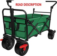 $130  BEAU JARDIN Folding Beach Wagon Cart  Green