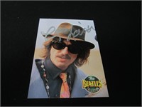 George Harrison signed collectors card COA