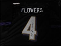 Zay Flowers signed football jersey COA