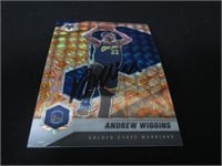 Andrew Wiggins signed basketball card COA