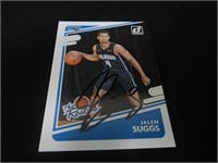 Jalen Suggs signed ROOKIE basketball card COA