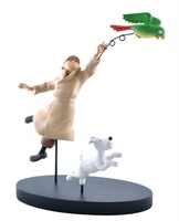 Tintin. Statuette Tintin et le perroquet