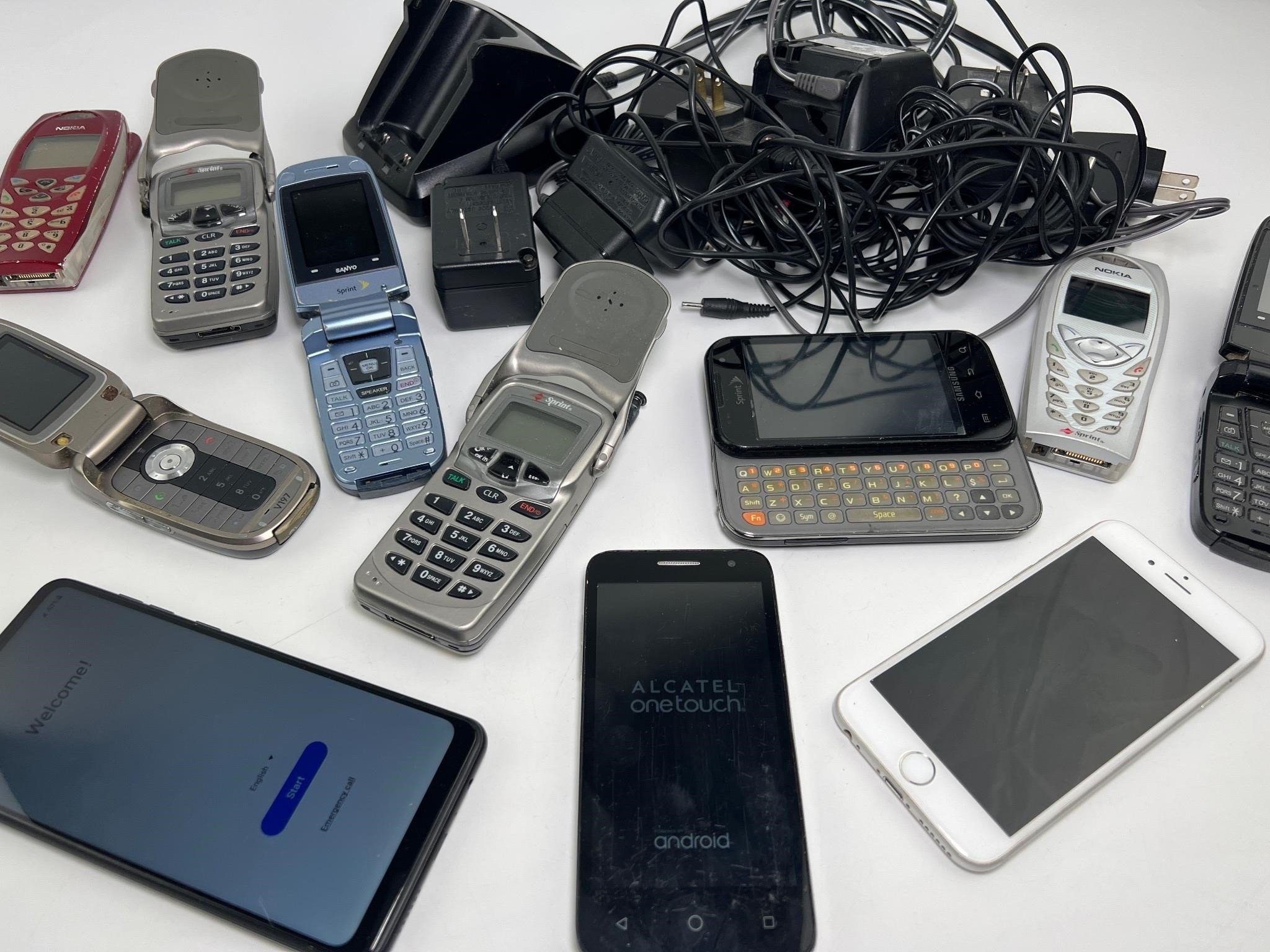 Cell Phone Lot for Parts Only