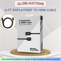 6-FT DISPLAYPORT TO HDMI CABLE