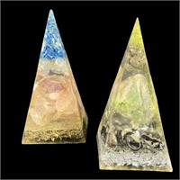 LARGE Orgonite Spiritual Pyramids - Handmade