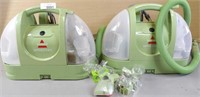 2 Bissell Little Green Portable Carpet Cleaners